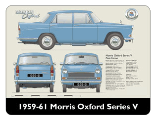 Morris Oxford Series V 1959-61 Mouse Mat